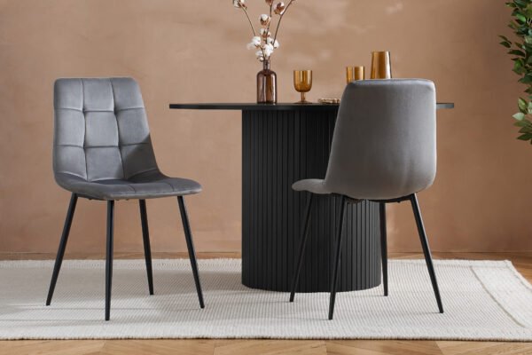 Axel Round Fluted Dining Table - Image 4