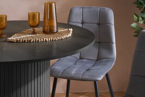 Axel Round Fluted Dining Table - Image 7