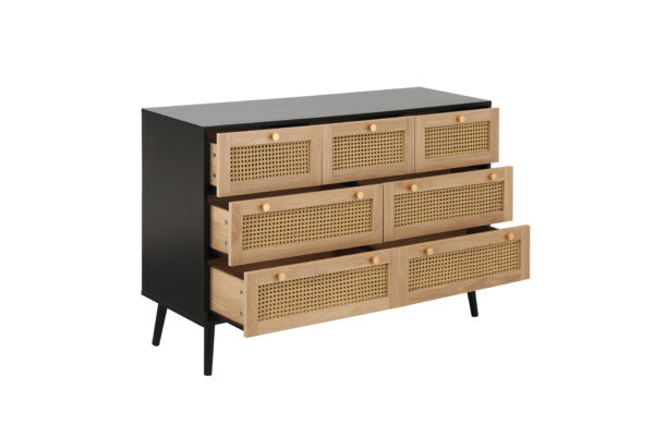 Croxley 7 Drawer Rattan Chest - Image 2