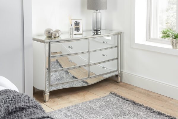 Elysee 6 Drawer Wide Chest