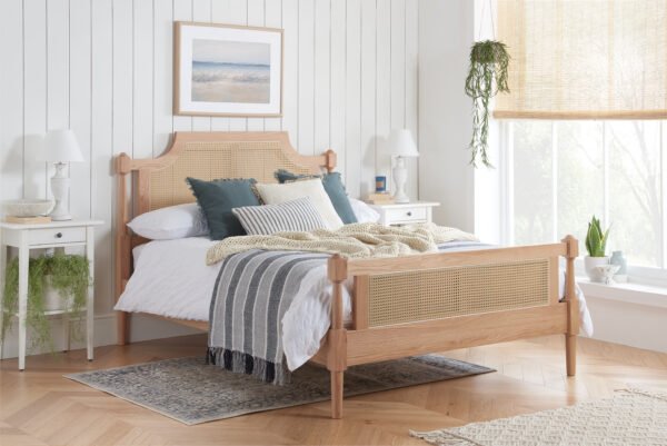 Geneva King Rattan Bed