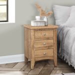 Hampstead 3 Drawer Bedside