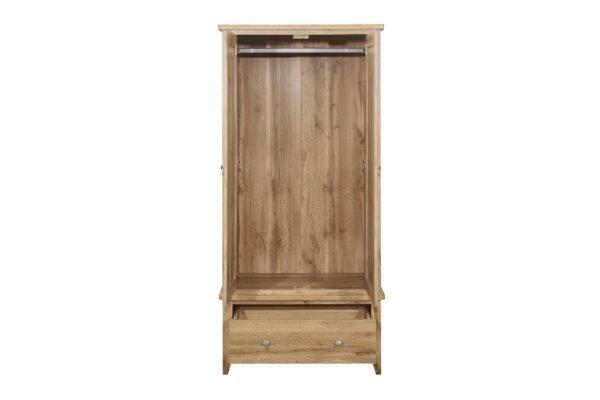 Hampstead 2 Door 1 Drawer Wardrobe - Image 4