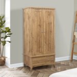 Hampstead 2 Door 1 Drawer Wardrobe
