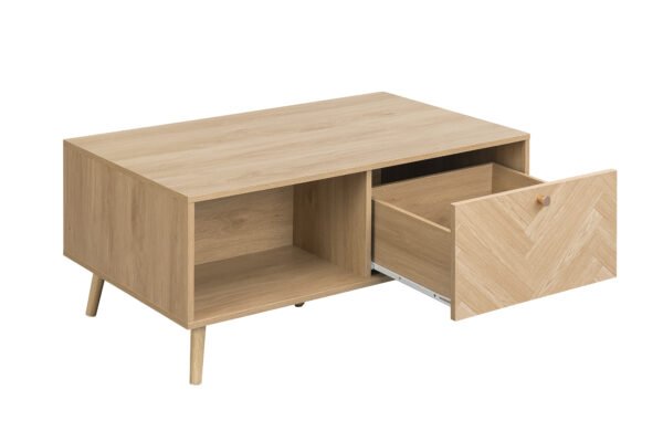 Herringford 1 Drawer Coffee Table - Image 3
