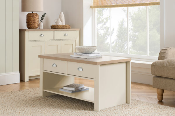 Highgate 2 Drawer Coffee Table - Image 3