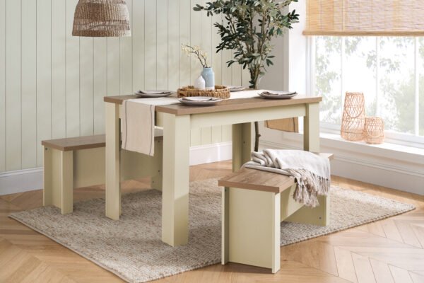 Highgate Dining Table & Bench Set