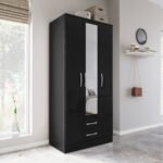Lynx 3 Door 2 Drawer Wardrobe With Mirror