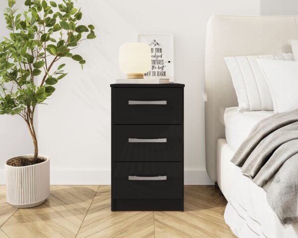 Lynx 3 Drawer Bedside