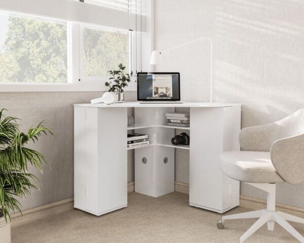 Olivia Corner Dressing Table With Storage - Image 7