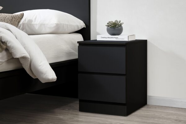 Oslo 2 Drawer Bedside - Image 3