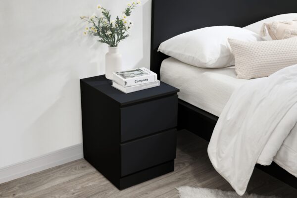 Oslo 2 Drawer Bedside - Image 5