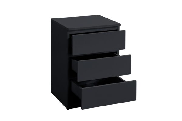 Oslo 3 Drawer Bedside - Image 2