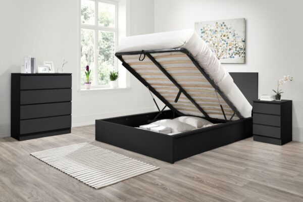 Oslo 3 Drawer Bedside - Image 4