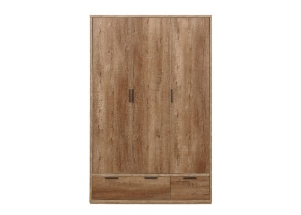 Stockwell 3 Door 2 Drawer Wardrobe - Image 3