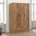 Stockwell 3 Door 2 Drawer Wardrobe